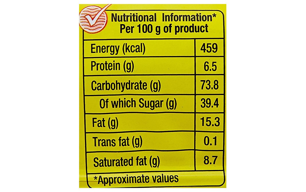 Sunfeast Bounce Pineapple Zing Biscuits   Pack  82 millilitre